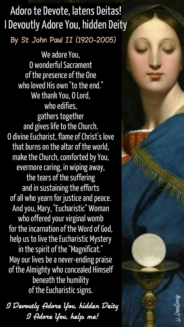 adoro te devote latens deitas st john paul 27 oct 2019.jpg