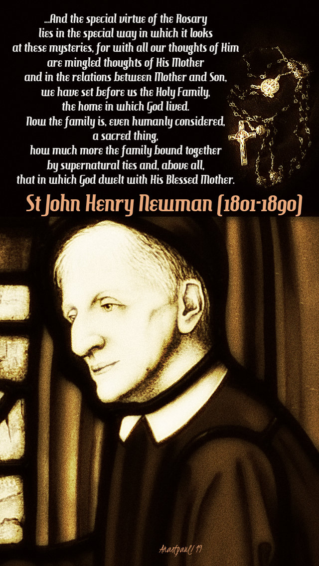 and the special virtue of the rosary lies - st john henry newman 26 october 2019.jpg
