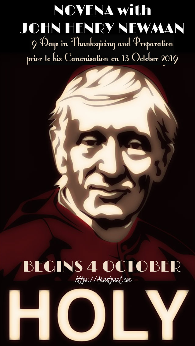 announcing the novena with newman in prep and thanksgiving begins 4 oct 2019.jpg