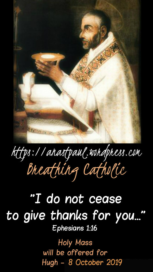 appeal - thank you Mass Hugh Hubble 8 oct 2019