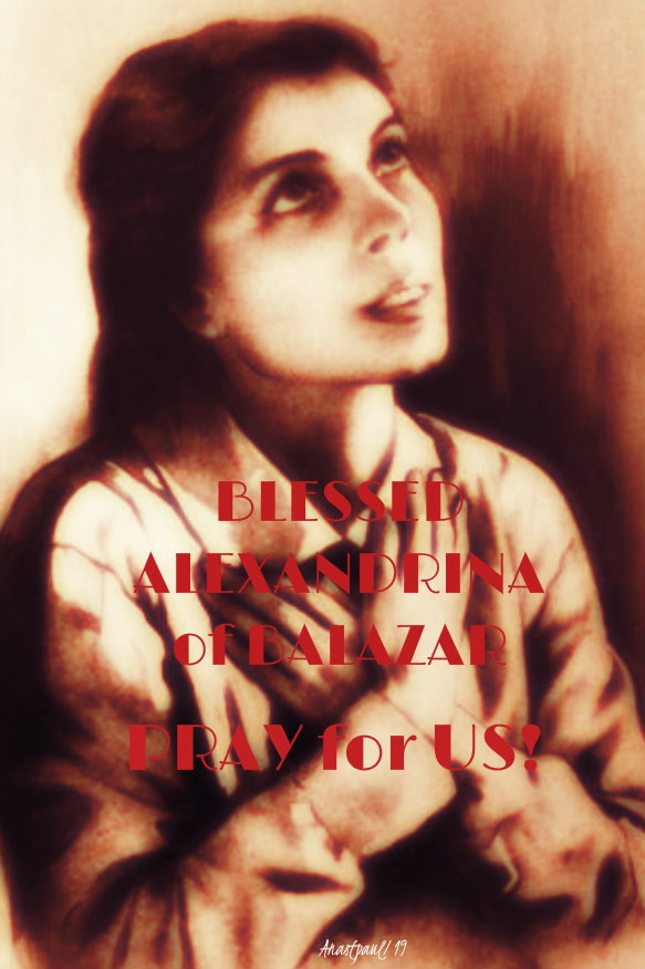 _bl alesancdrina of balazar pray for us 13 oct 2019