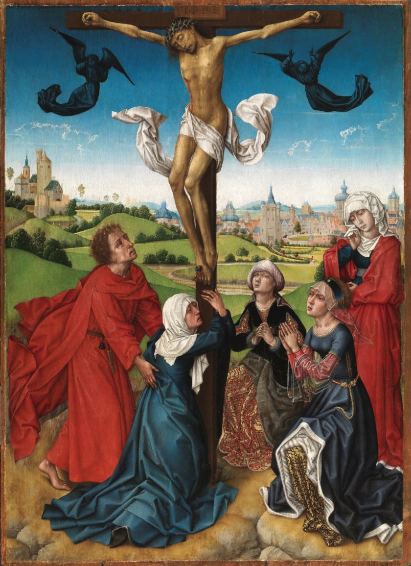 crucifixion blessed virgin, st john mary salome, mary magdalene and mary cleophas
