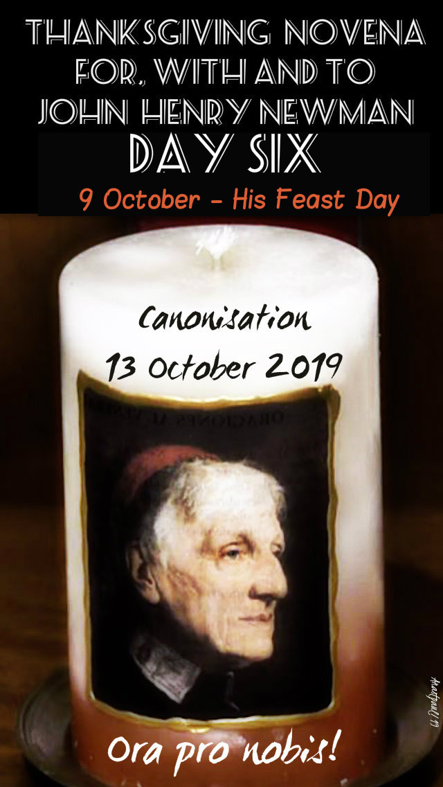 day six newman novena 9 oct 2019 his feast day.jpg