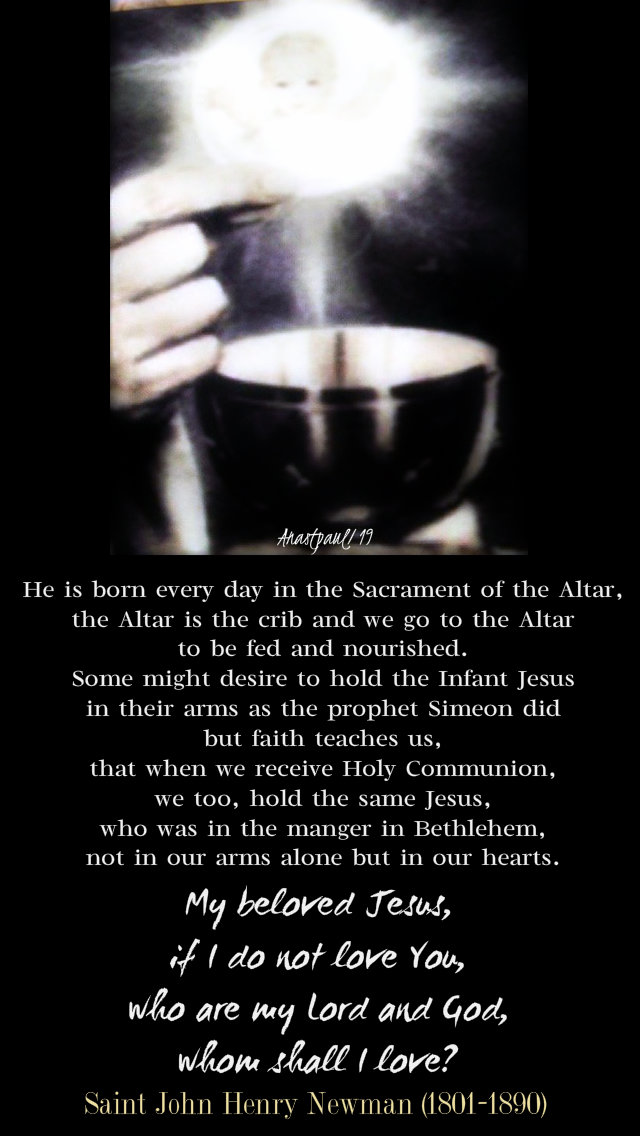 he is born every day - sun reflec - 13 oct 2019 st john henry newman