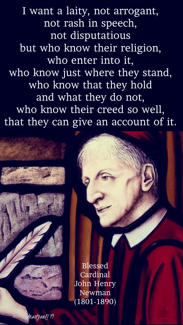 i want a laity - john henry newman 10 oct 2019 newman novena.jpg