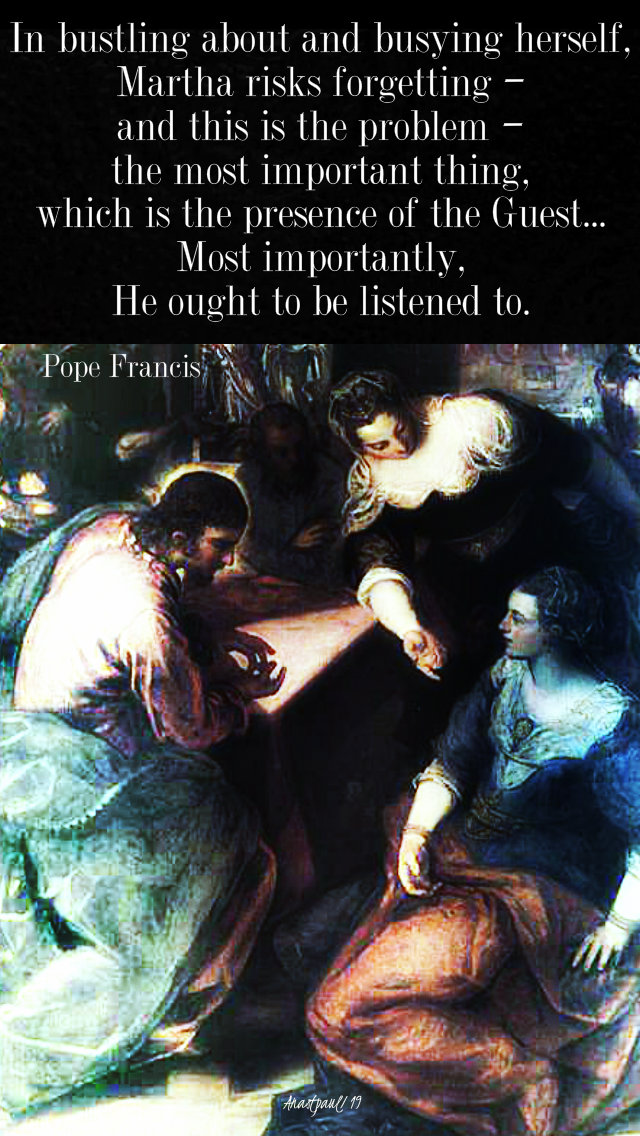 in busdtling about - forgets the guest - pop francis martha and mary - 8 oct 2019.jpg