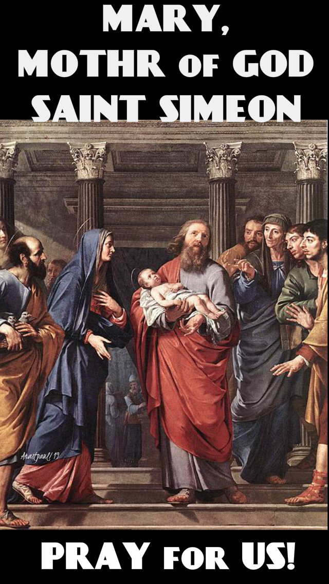 mary motber of god st simeon - presentation - mem of st simeon 8 oct 2019 pray for us.jpg