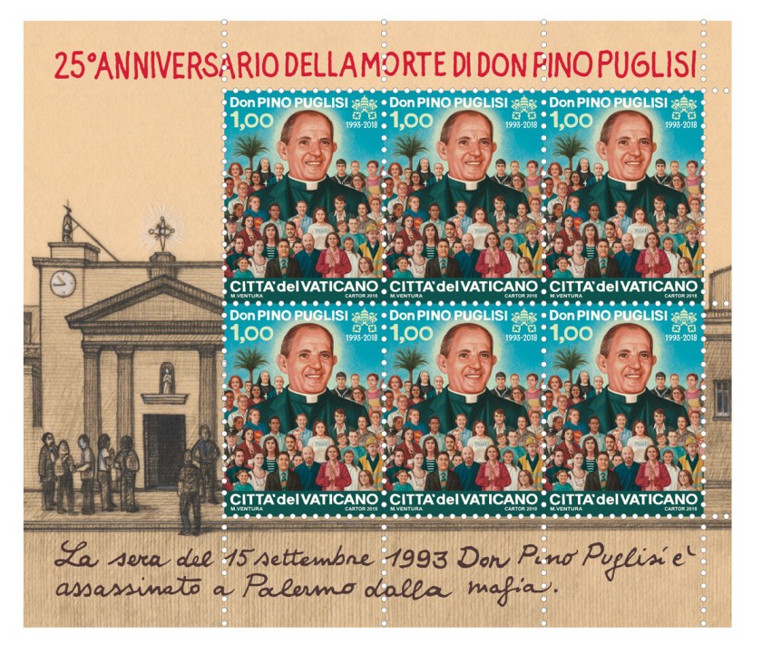 stamps bl pino Foglietto-Puglisi