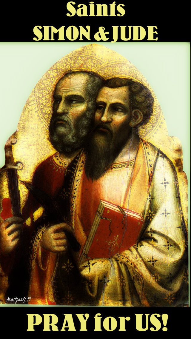 sts simon and jude pray for us 28 oct 2019