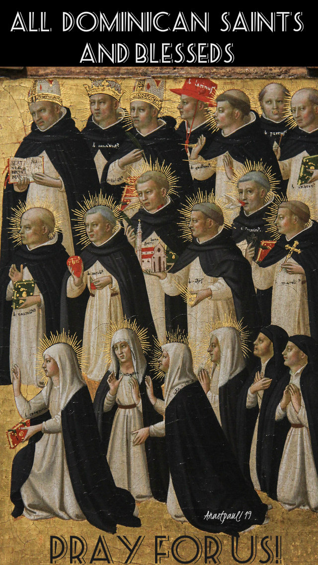 all dominican saints pray for us 7 nov 2019