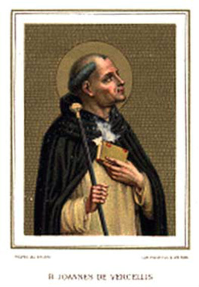 BL JOHN OF VERCELLI CARD