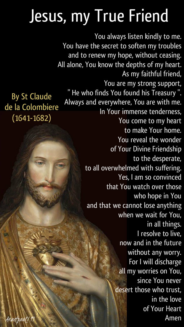 jesus my true friend st claude de la colombiere 18 nov 2019.jpg