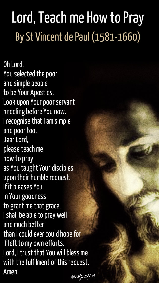 lord teach me how to pray - st vincent de paul - 20 nov 2019.jpg