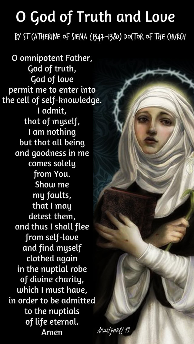 o god of truth and love - st catherine of siena - 7 nov 2019.jpg