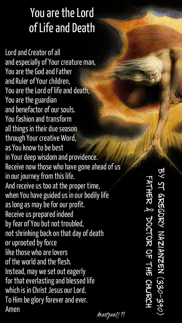 you are the lord of life and death - prayer for the holy souls - st gregory of naziazen 9 nov 2019.jpg