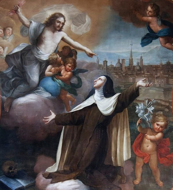 BL MARY OF THE ANGELS WITH CHRIST