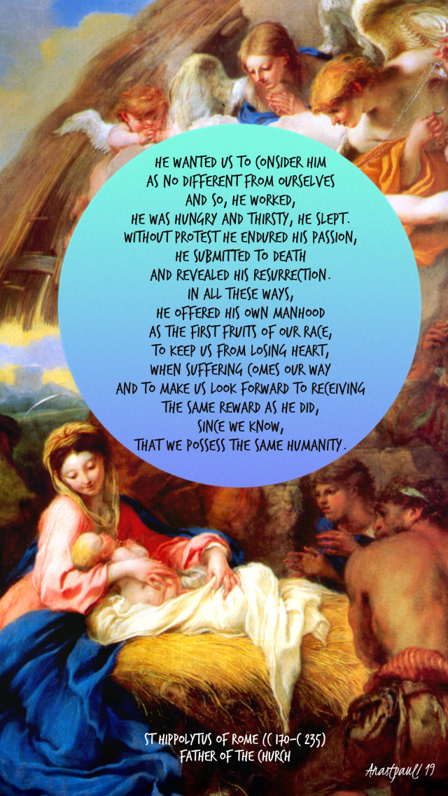 he wanted us to consider him as no different - st hippolytus of rome 31 dec 2019.jpg