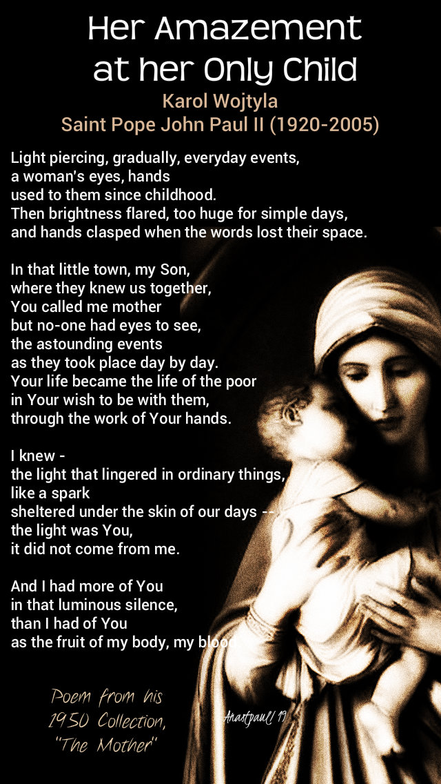 her amazement at her only child - st john paul karol wojtyla 30 dec 2019.jpg
