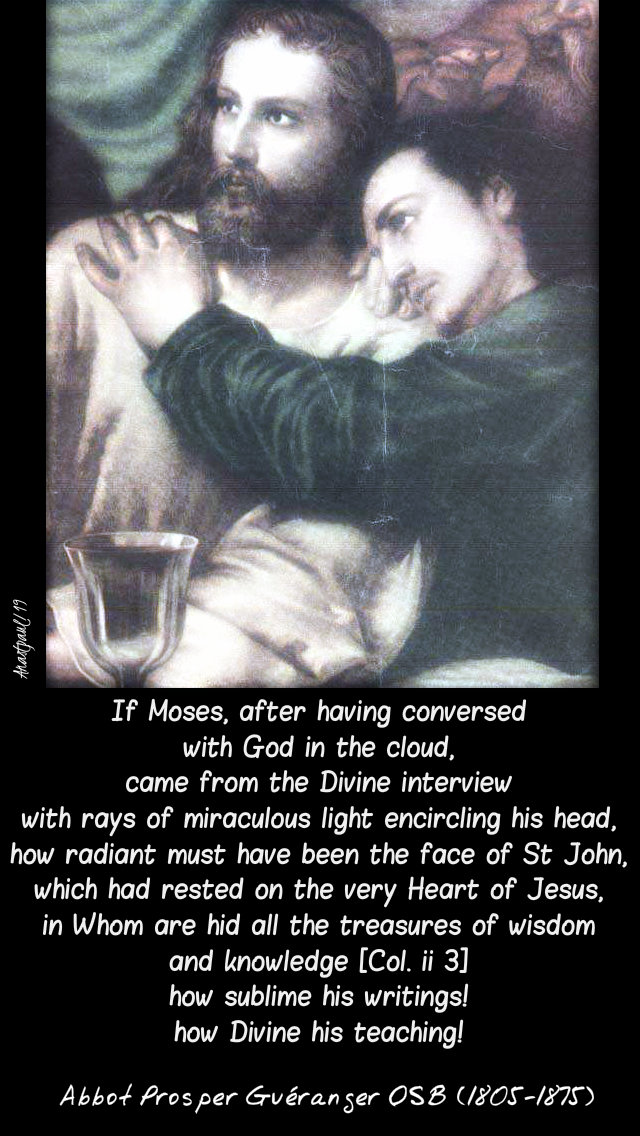 if moses after having conversed with god - abbott gueranger on ST JOHN 27 dec 2019.jpg