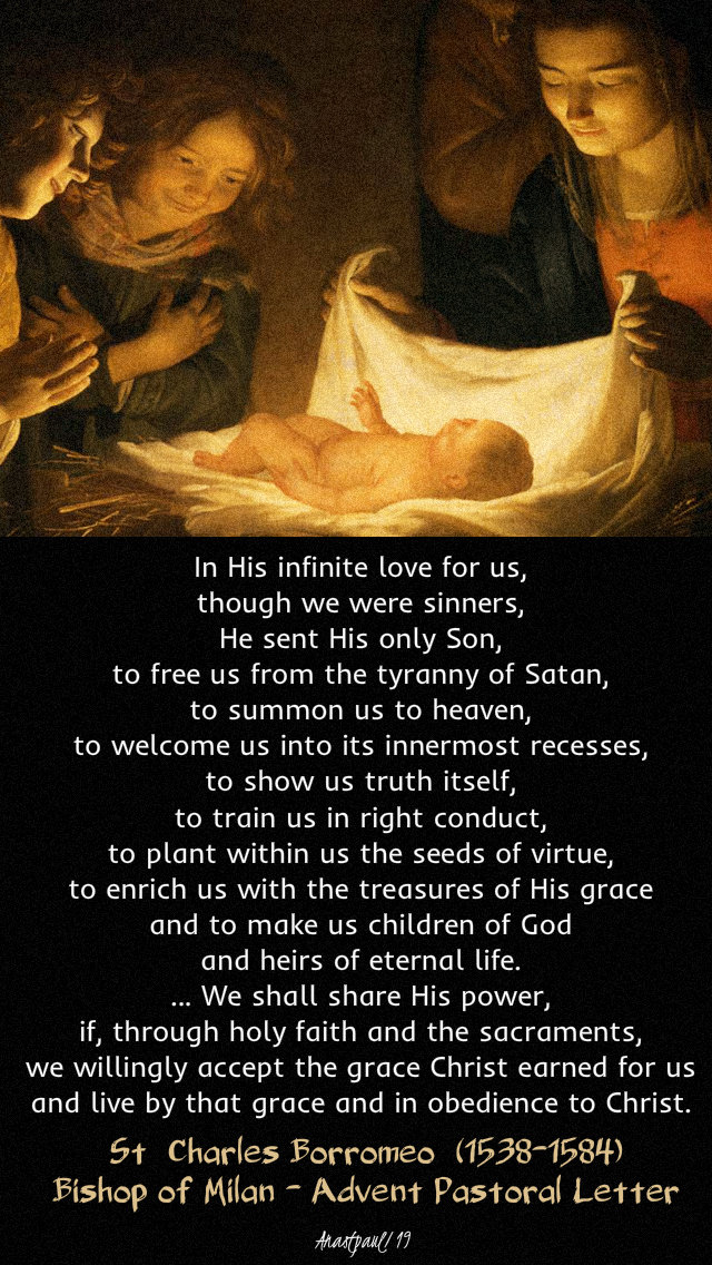 st cahrles borromeao - the season of advent - 2 dec 2019 -in his infinite love for us CORRECT.jpg