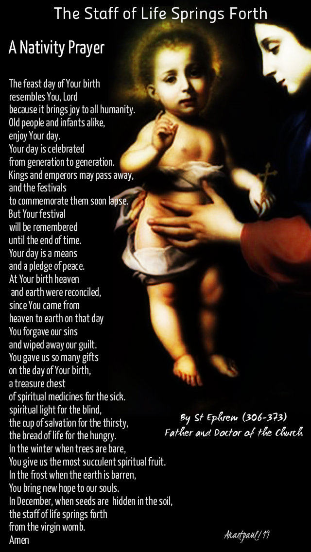 the feast day of your birth resembles you o lord - nativity prayer by st ephrem 30 dec 2019.jpg
