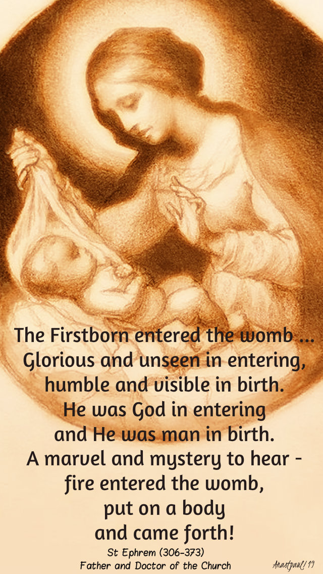 the firstborn entered the womb - st ephrem 25 dec 2019.jpg