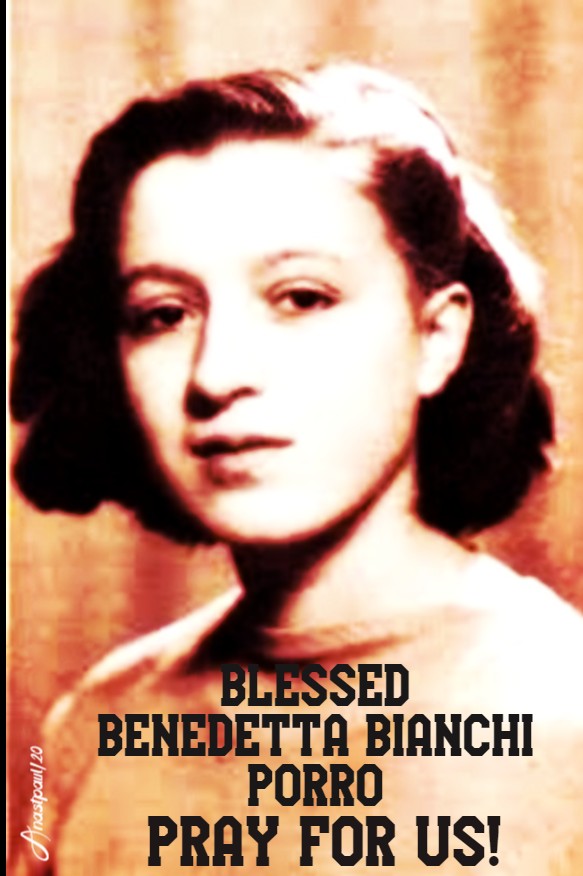 bl benedetta bianchi porro pray for us no 2 23 jan 2020