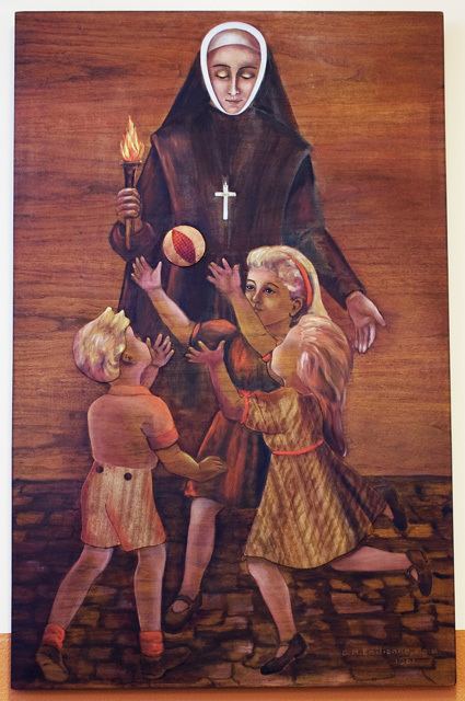 bl marie anne blondin with children.jpeg