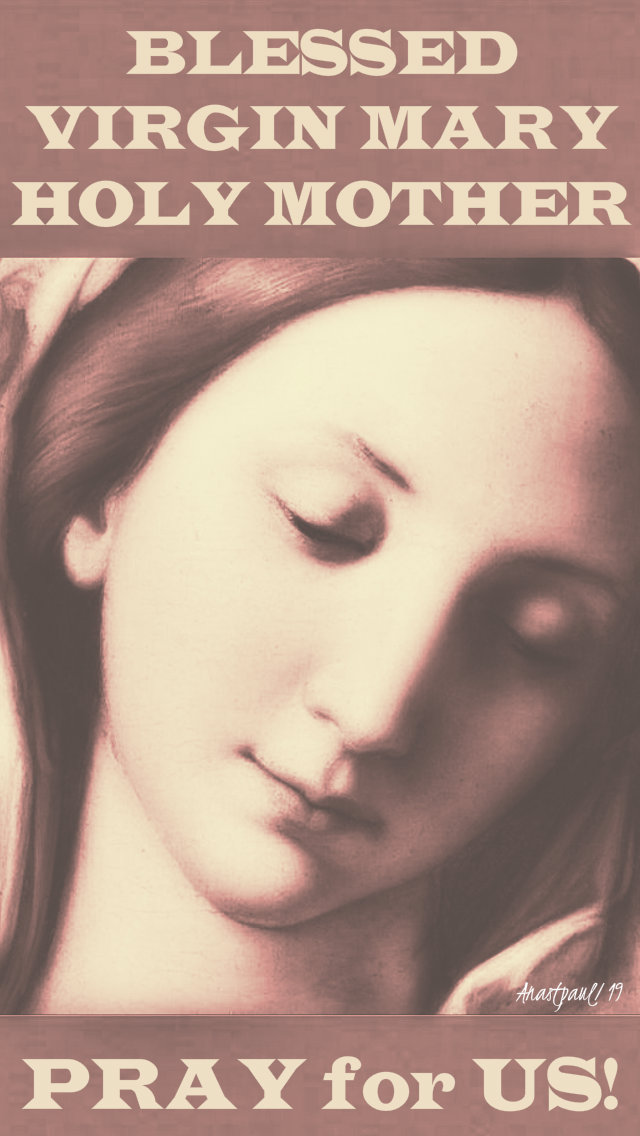 blessed virgin mary holy mother pray for us 23 may 2019