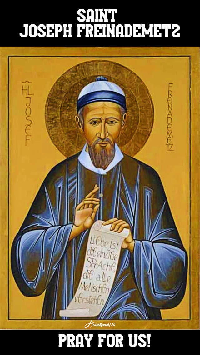 ST JOSEPH FREINADEMETZ PRAY FOR US NO 2 28 JAN 2020