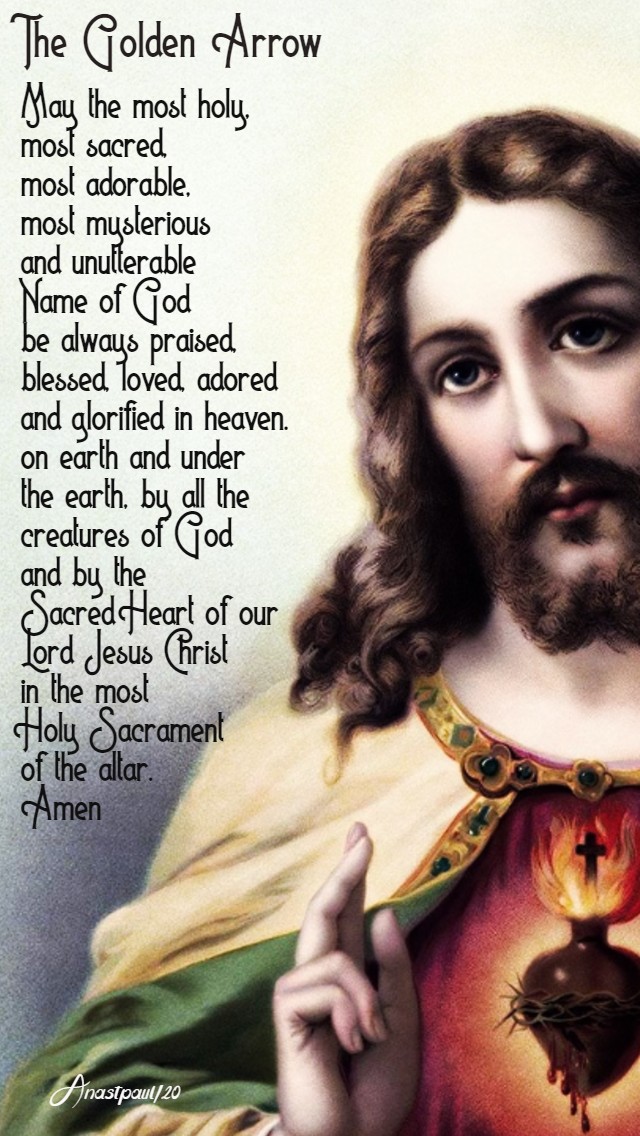 the golden arrow prayer - 18 jan 2020