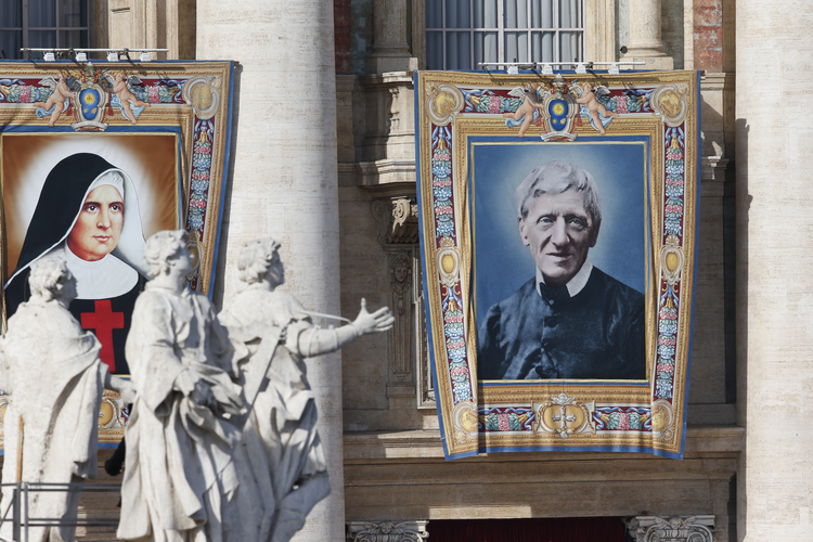 canonisation st josephine vannini and st john henry newman