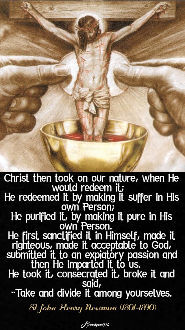 christ-then-took-on-our-nature-bl-john-henry-newman-no-2-25-feb-2018-sunday-reflection and 23 feb 2020
