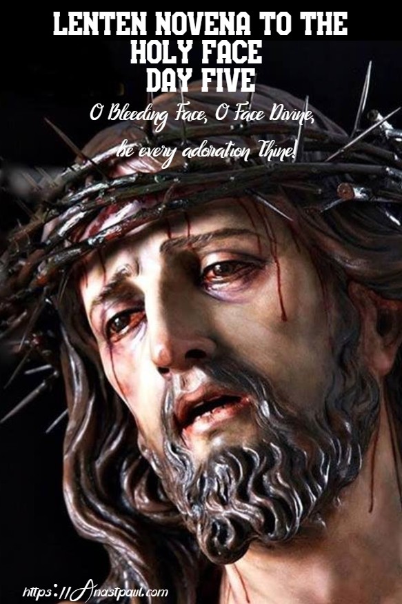 DAY FIVE NOVENA TO THE HOLY FACE 21 FEB 2020