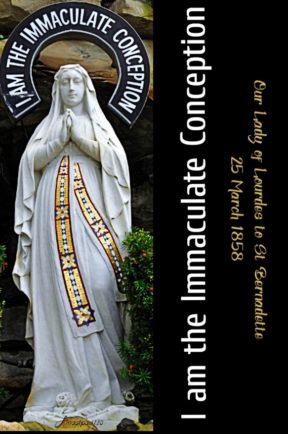 i am the immaculate conception our lady of lourdes 11 feb 2020