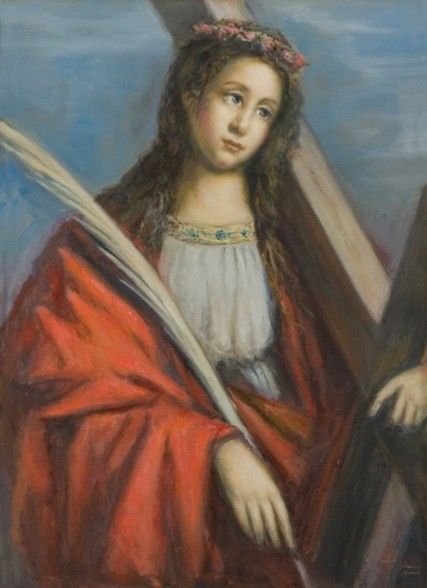 st eulalia with cross