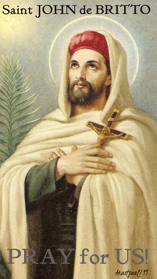 st john de britto pray for us 4 feb 2019
