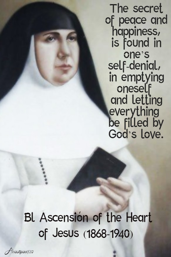 the secret of peace and happiness bl ascension of the heart of jesus 24 feb 2020