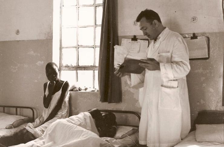 bl giuseppe ambrosoli in the hospital young