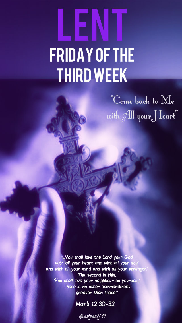 fridayofthe3rdweeklent-29-march-2019 and 20 march 2020