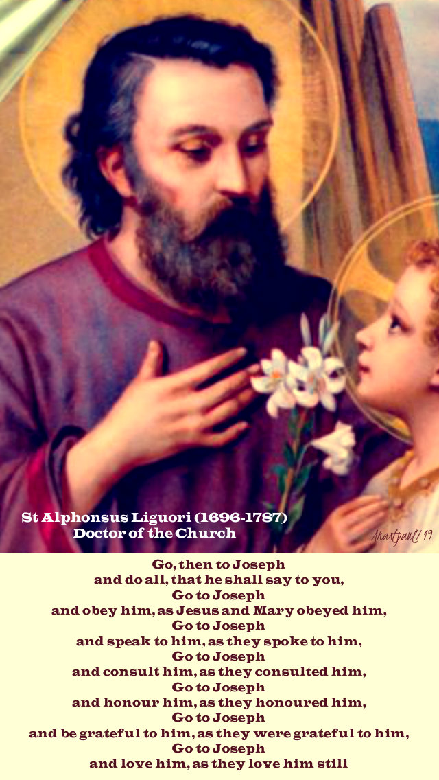 go then to joseph - st alphonsus liguori - 19 march 2019