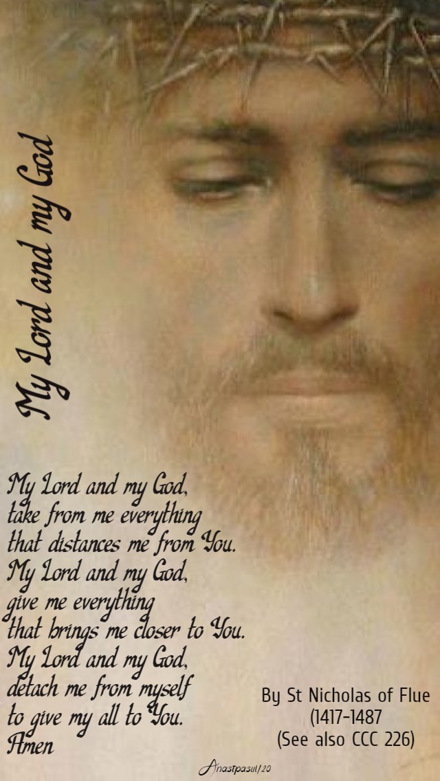 my lord and my god by st nicholas of lue ccc 226 13 march 2020