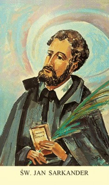 ST JAN SARKANDER HOLY CARD SML