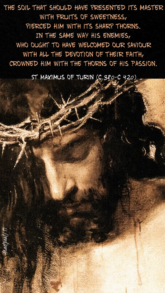 the-soil-that-should-have-st-maximus-of-turin-22-march-2019-2nd-fri-lent and 13 march 2020
