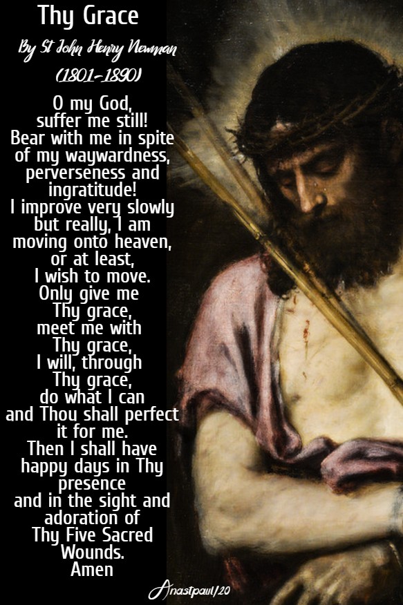 THY GRACE BL JOHN HENRY NEWMAN 24 MARCH 2020