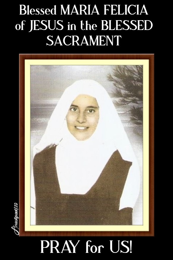 BL MARIA FELICIA PRAY FOR US NO 2 28 APRIL 2020