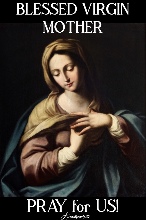 blessed virgin mother pray for us 17 april 2020