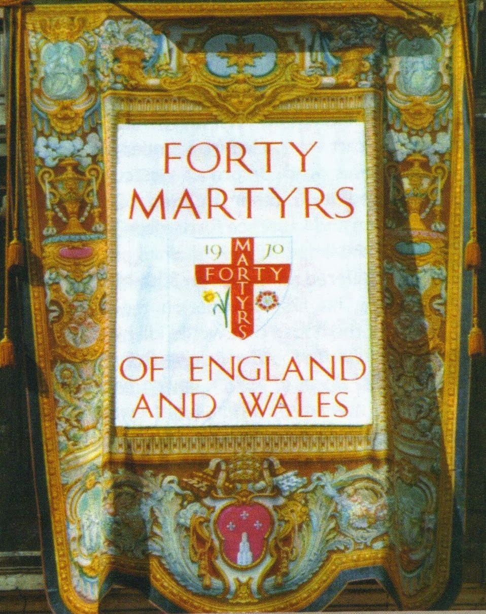 header for forty martyrs of england and wales banner
