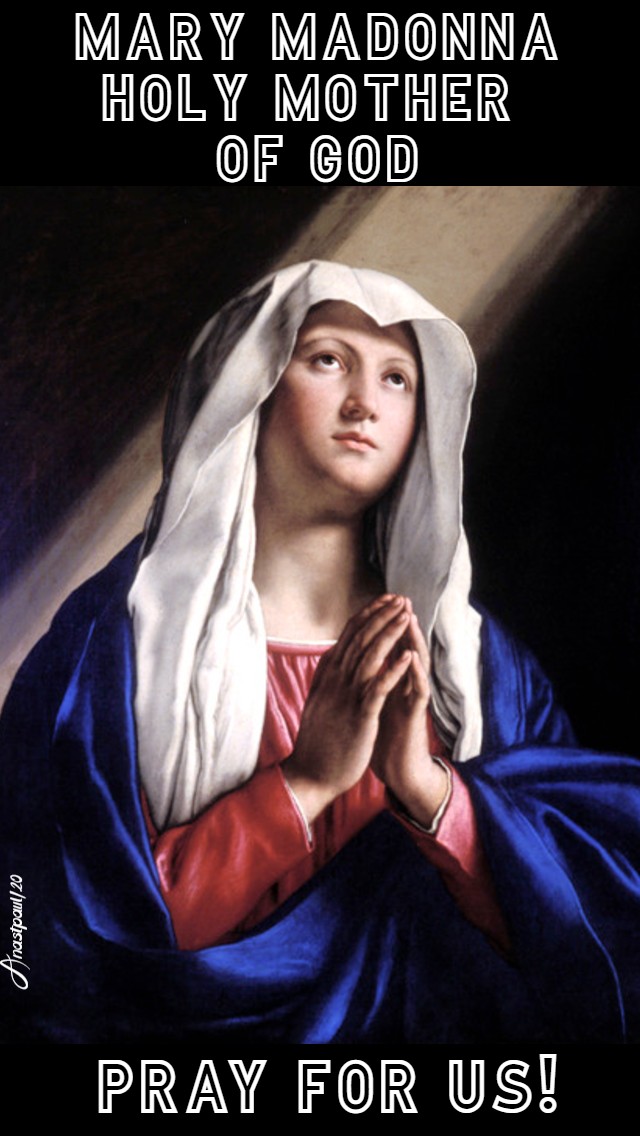 mary madonna holy mother of god pray for us 22 april 2020
