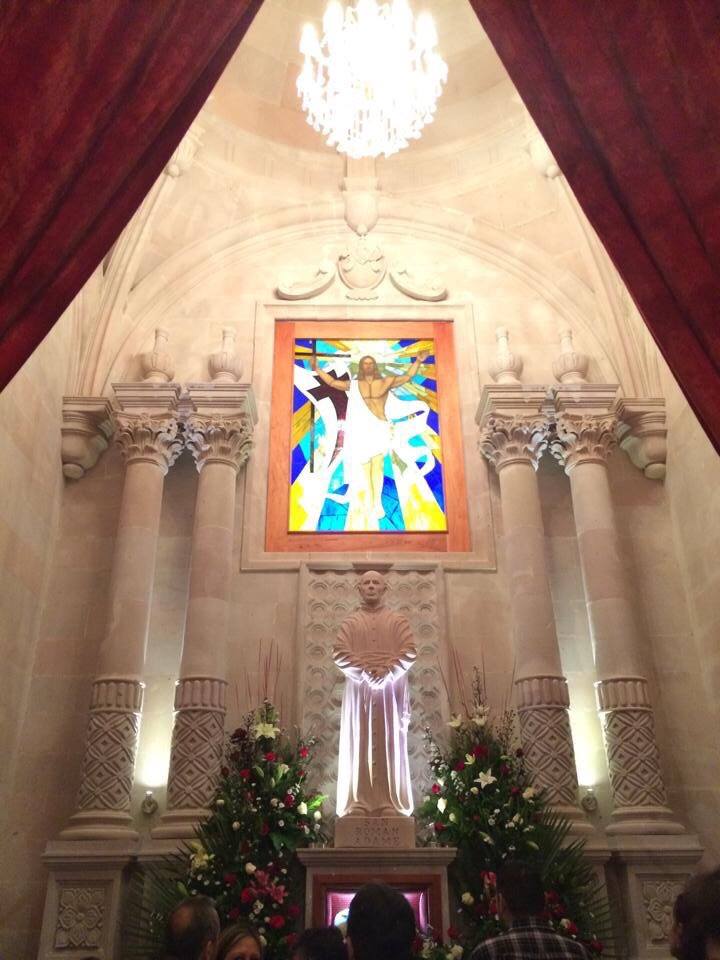 relics of st roman rosales at the church of st michael the archangel in Yahualica